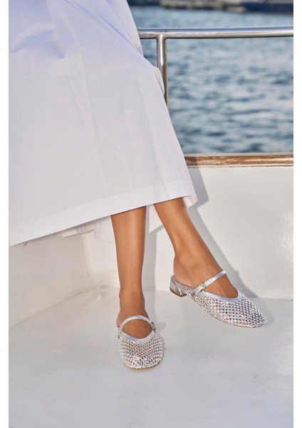 Sorıa Altın Tekstil Kadın Topuklu Terlik