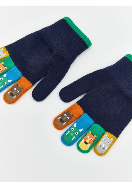 Yeni Sezon Hayvan Baskılı Erkek Çocuk Triko Eldiven fiyatları