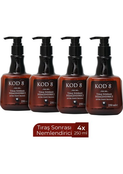 Tıraş Sonrası Nemlendirici 250 ml x 4