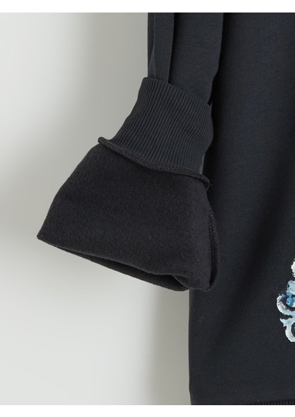 Yeni Sezon Stitch Baskılı Oversize Kadın Kalın Sweatshirt fiyatları