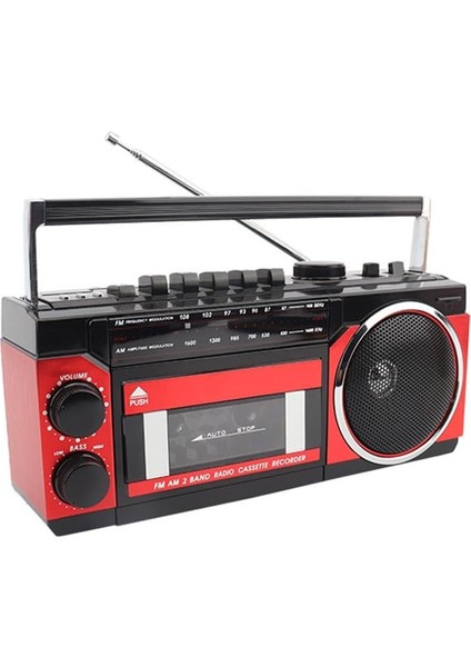 Puxing PX-250BT Müzik Seti Kasetçalar Fm Radyo USB Mp3 Player Hoparlör