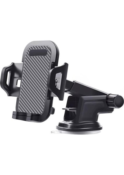 Uzayan Cam ve Torpido Için Ayarlanabilir Araç Içi Telefon Tutucu