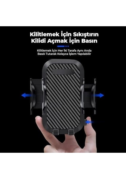 Uzayan Cam ve Torpido Için Ayarlanabilir Araç Içi Telefon Tutucu fiyatları