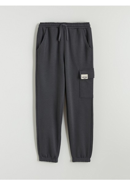 Yeni Sezon Beli Lastikli Erkek Çocuk Kargo Eşofman Altı