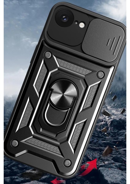 iPhone 16E Kılıf Pars Lens Yüzüklü Silikon - Lacivert fiyatları