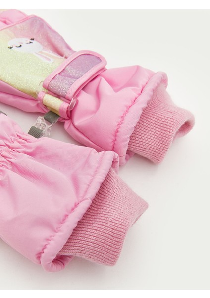 Yeni Sezon Tavşan Baskılı Kız Çocuk Kar Eldiveni fiyatları