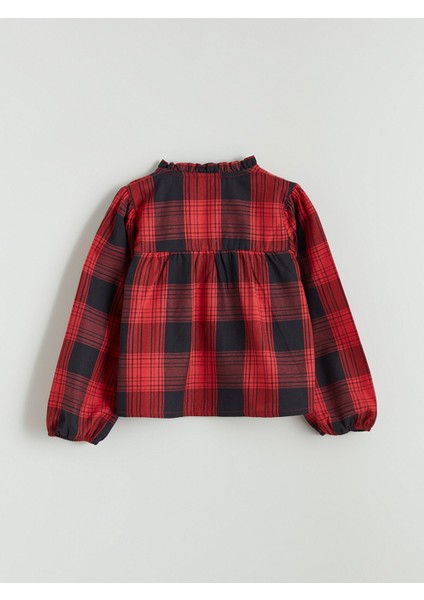 Yeni Sezon Ekose Kız Çocuk Gömlek modelleri