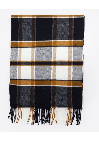 Yeni Sezon Püskül Detaylı Ekose Desenli Erkek Atkı fiyatları