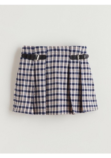 Yeni Sezon Beli Lastikli Kız Çocuk Şort Etek ve Külotlu Çorap fiyatları