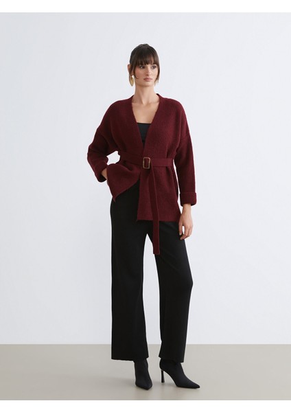 Yeni Sezon Beli Lastikli Kadın Triko Pantolon