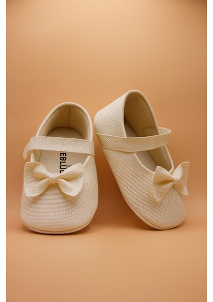 Simli Babet Kız Bebek Ayakkabısı