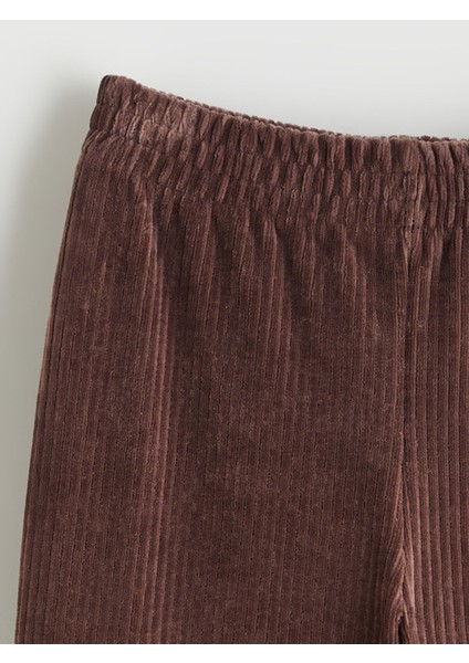 Yeni Sezon Beli Lastikli Kız Çocuk Kadife Eşofman Altı fiyatları