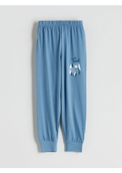 Yeni Sezon Baskılı Erkek Çocuk Pijama Altı 2'li fiyatları