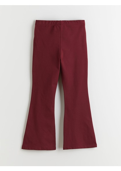 Yeni Sezon Beli Lastikli Ispanyol Paça Kız Çocuk Tayt modelleri