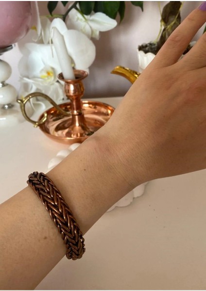 Parla Bakır Yılan Model Mat Bakır Bileklik (Kadın-Erkek) fiyatları