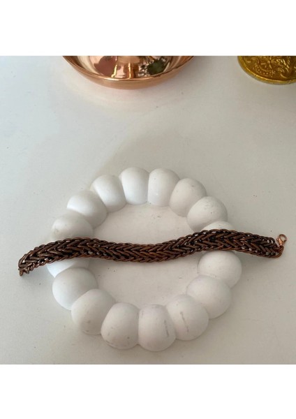 Parla Bakır Yılan Model Mat Bakır Bileklik (Kadın-Erkek) modelleri