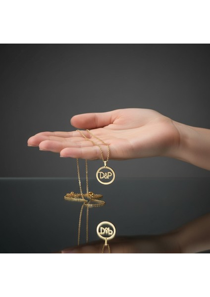 14 Ayar Altın Kolye Ucu D&p GM11016 1 gr fiyatları