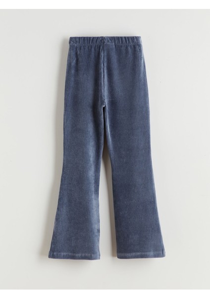 Yeni Sezon Beli Lastikli Ispanyol Paça Kadife Kız Çocuk Tayt modelleri