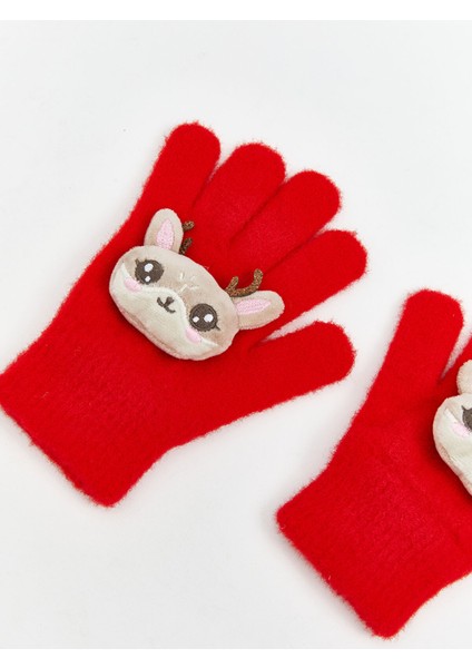 Yeni Sezon Hayvan Figürlü Kız Çocuk Triko Eldiven modelleri