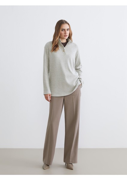 Yeni Sezon Dik Yaka Simli Bluz fiyatları