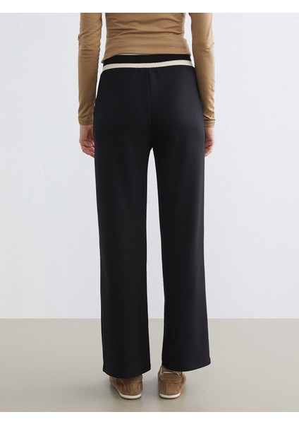 Yeni Sezon Standart Fit Geniş Paça Kadın Pantolon fırsatları