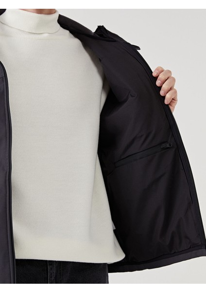 Yeni Sezon Standart Kalıp Kapüşonlu Erkek Mont modelleri