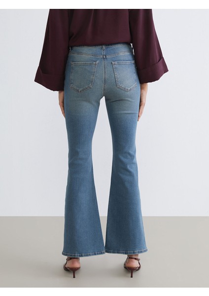 Yeni Sezon Mars Flare Kadın Jean Pantolon fırsatları