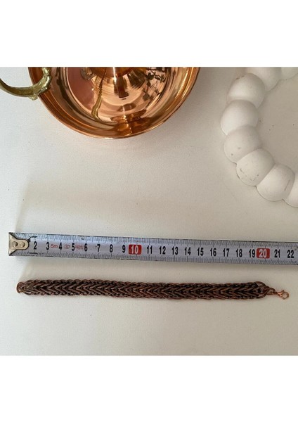 Parla Bakır Yılan Model Mat Bakır Bileklik (Kadın-Erkek) fırsatları