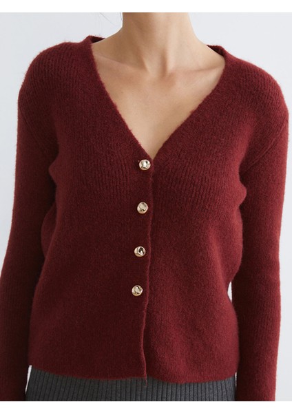 Yeni Sezon V Yaka Kadın Triko Hırka modelleri