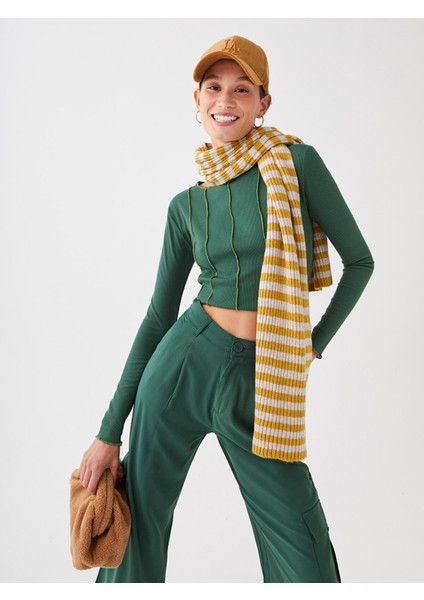 Yeni Sezon Bisiklet Yaka Düz Uzun Kollu Kadın Tişört modelleri