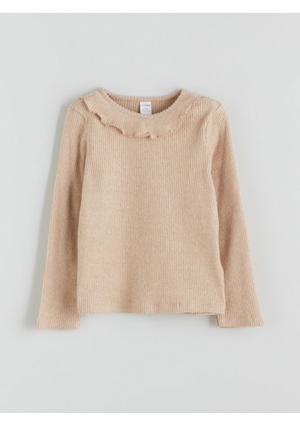 Yeni Sezon Uzun Kollu Kız Çocuk Bluz