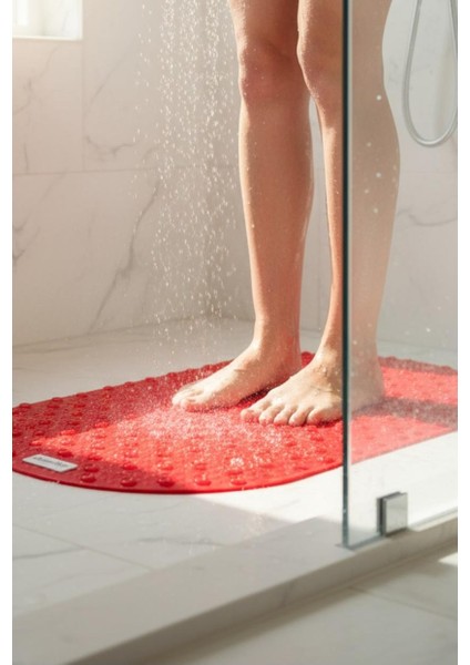Süper Kaydırmaz Silikon Banyo Paspası Vantuzlu Banyo ve Duş Kaydırmazı