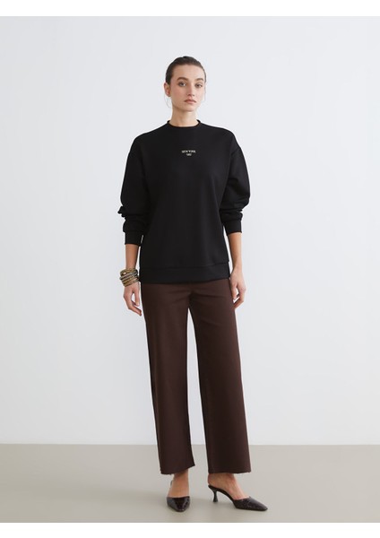 Yeni Sezon New York Nakışlı Kadın Sweatshirt fiyatları