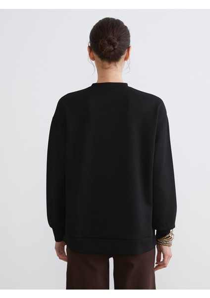 Yeni Sezon New York Nakışlı Kadın Sweatshirt fırsatları