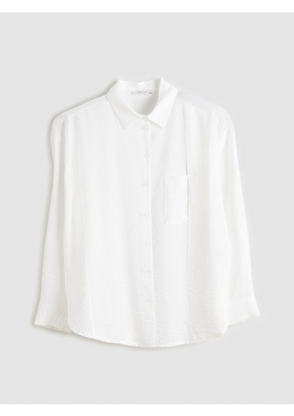 Yeni Sezon Dokulu Oversize Kadın Gömlek indirimleri