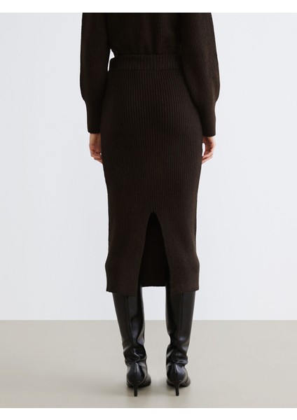 Yeni Sezon Beli Lastikli Triko Etek fırsatları