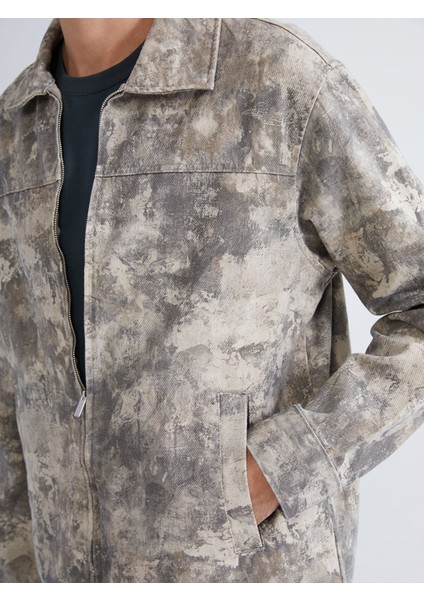 Yeni Sezon Rahat Kalıp Uzun Kollu Gabardin Erkek Gömlek Ceket modelleri