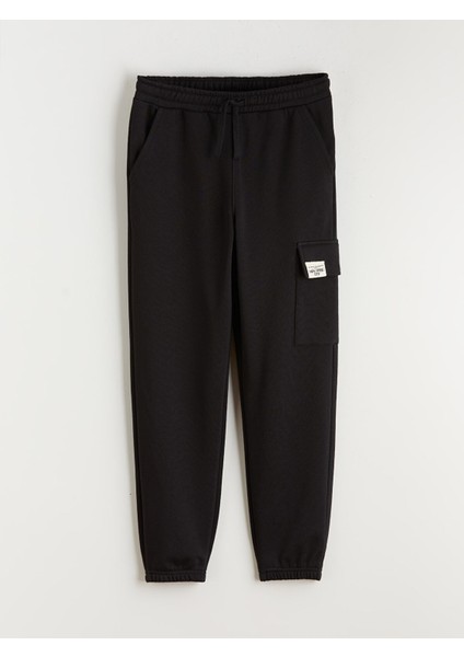 Yeni Sezon Beli Lastikli Erkek Çocuk Kargo Eşofman Altı