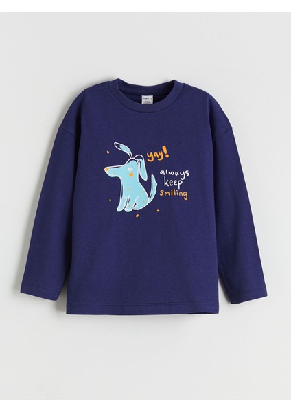 Yeni Sezon Bisiklet Yaka Erkek Çocuk Tişört