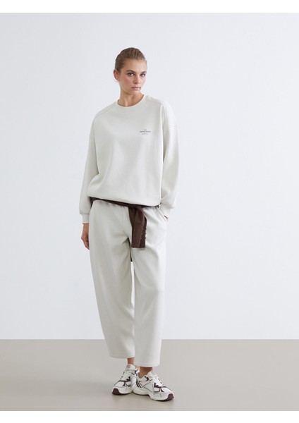 Yeni Sezon Baskılı Oversize Kadın Kalın Sweatshirt fiyatları