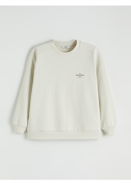 Yeni Sezon Baskılı Oversize Kadın Kalın Sweatshirt indirimleri