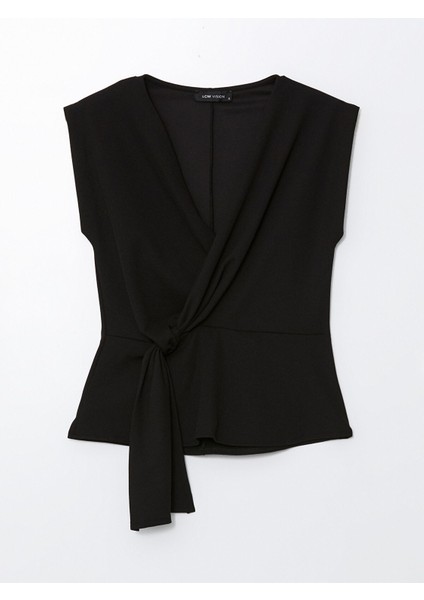 Yeni Sezon Kruvaze Yaka Kadın Tişört indirimleri