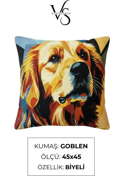 Jakarlı Dokuma Goblen Kırlent Kılıfı – 45X45 cm Biyeli ve Çift Taraflı Dekoratif Yastık modelleri