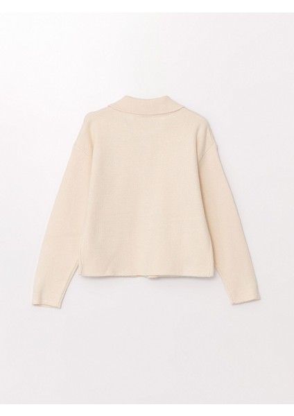 Yeni Sezon Polo Yaka Kız Çocuk Triko Hırka fiyatları