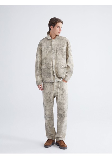 Yeni Sezon Standart Kalıp Gabardin Erkek Pantolon