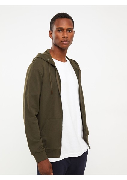 Yeni Sezon Standart Kalıp Kapüşonlu Erkek Spor Hırka modelleri