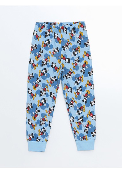 Yeni Sezon Mickey Mouse Baskılı Erkek Çocuk Pijama Takımı fırsatları