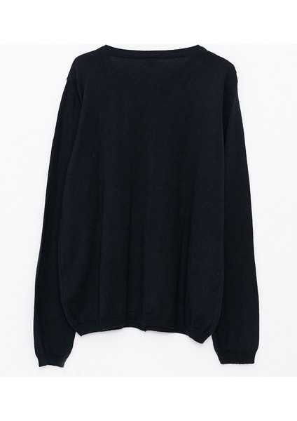 Yeni Sezon Bisiklet Yaka Basic Uzun Kollu Kız Çocuk Triko Hırka fiyatları