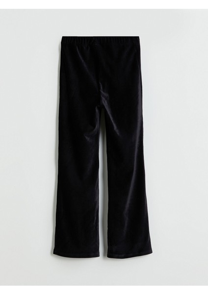 Yeni Sezon Beli Lastikli Ispanyol Paça Kadife Kız Çocuk Tayt modelleri