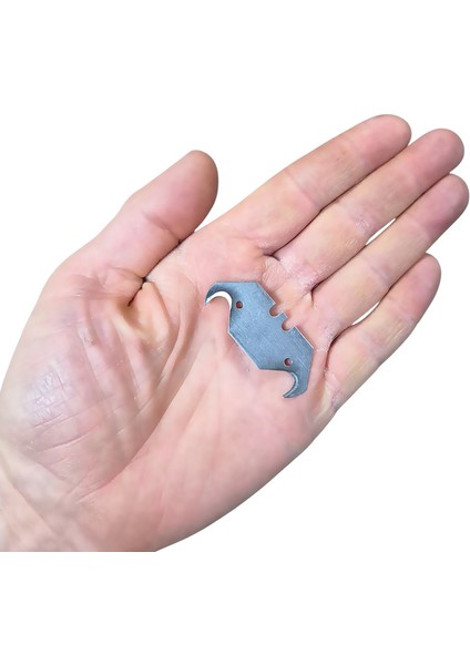 Kancalı Çengelli Maket Bıçağı Ucu Yedek Bıçak Ağız Uç 5\'li Paket fiyatları